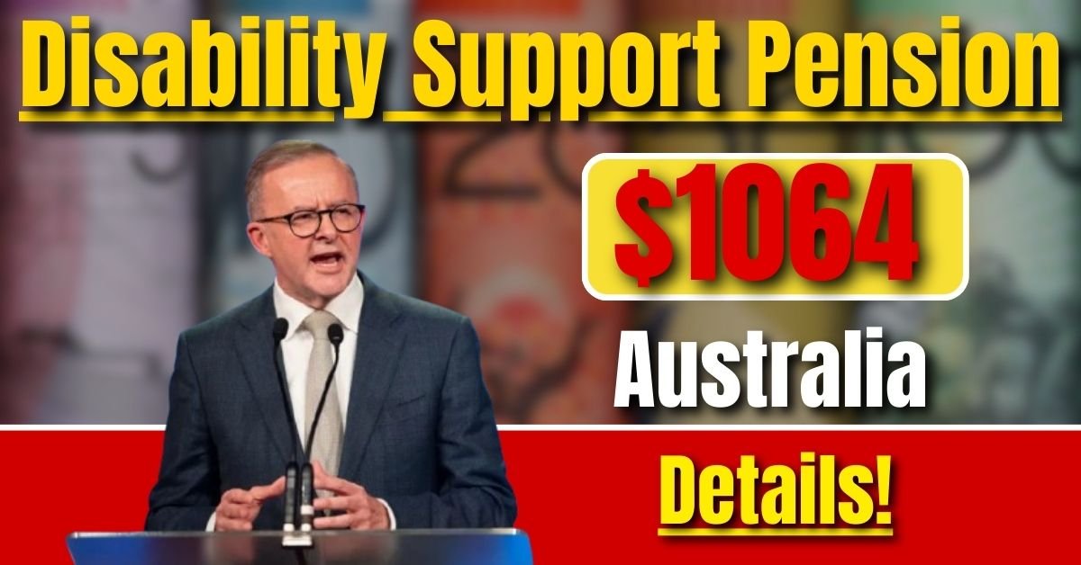 $1064 Disability Support Pension 2024 in Australia