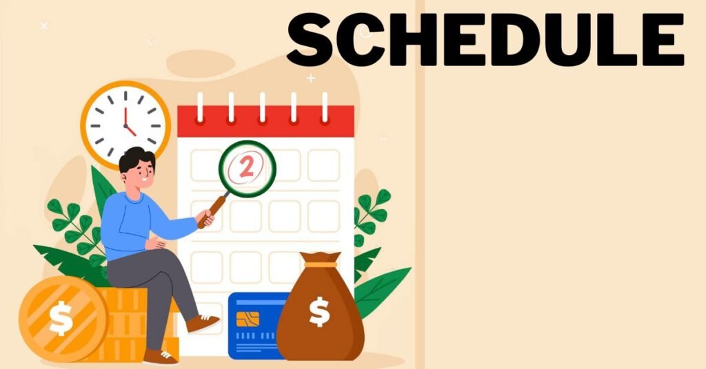 Schedule for SSI Payment