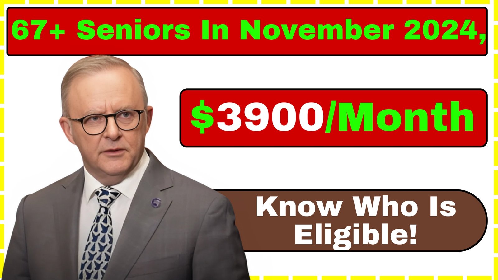 $3900/Month For 67+ Seniors In November 2024,